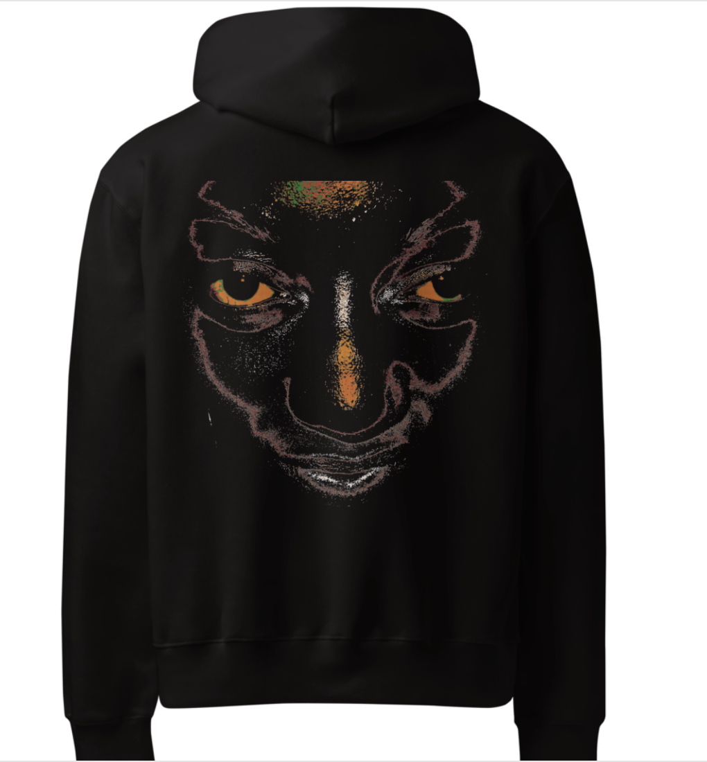 orange moon hoodie